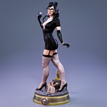 Catwoman Bombshell Statue 3D-Printed Kit