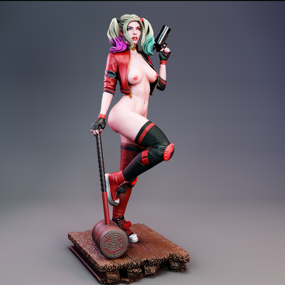 Harley Quinn Statue 3D-Printed Kit