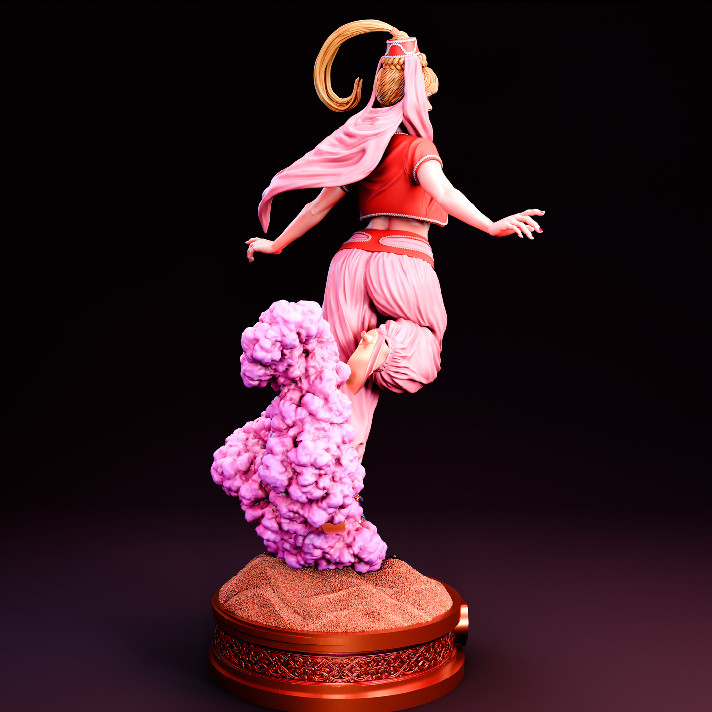 Jeannie Is A Genie Statue 3D-Printed Kit