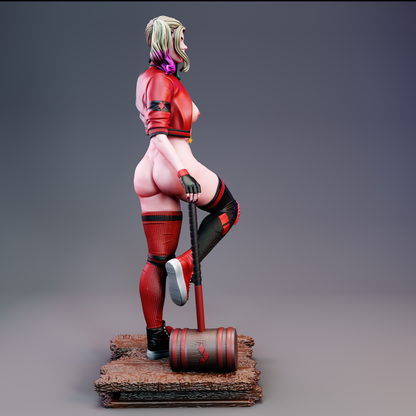 Harley Quinn Statue 3D-Printed Kit