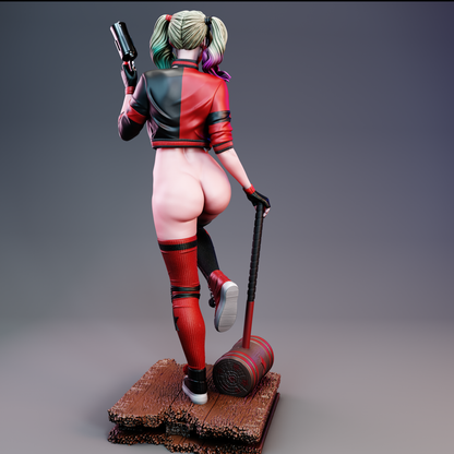 Harley Quinn Statue 3D-Printed Kit