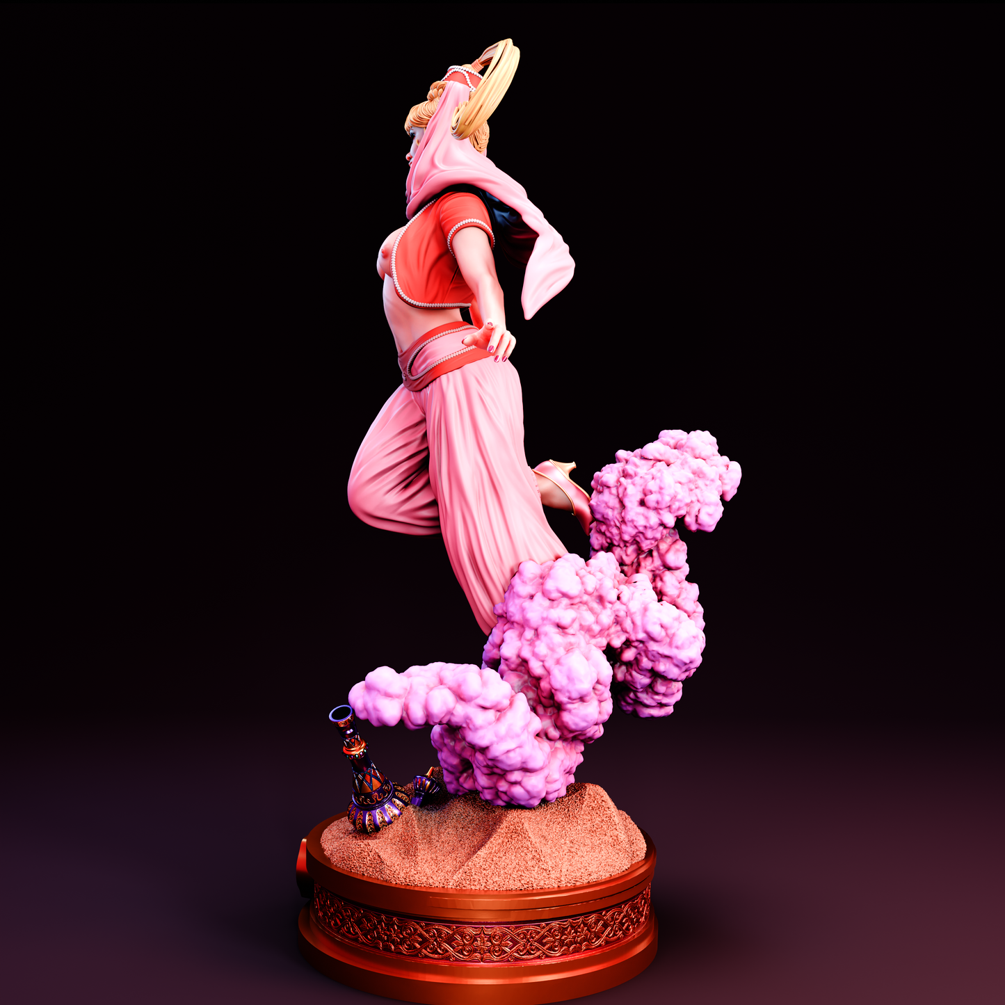 Jeannie Is A Genie Statue 3D-Printed Kit