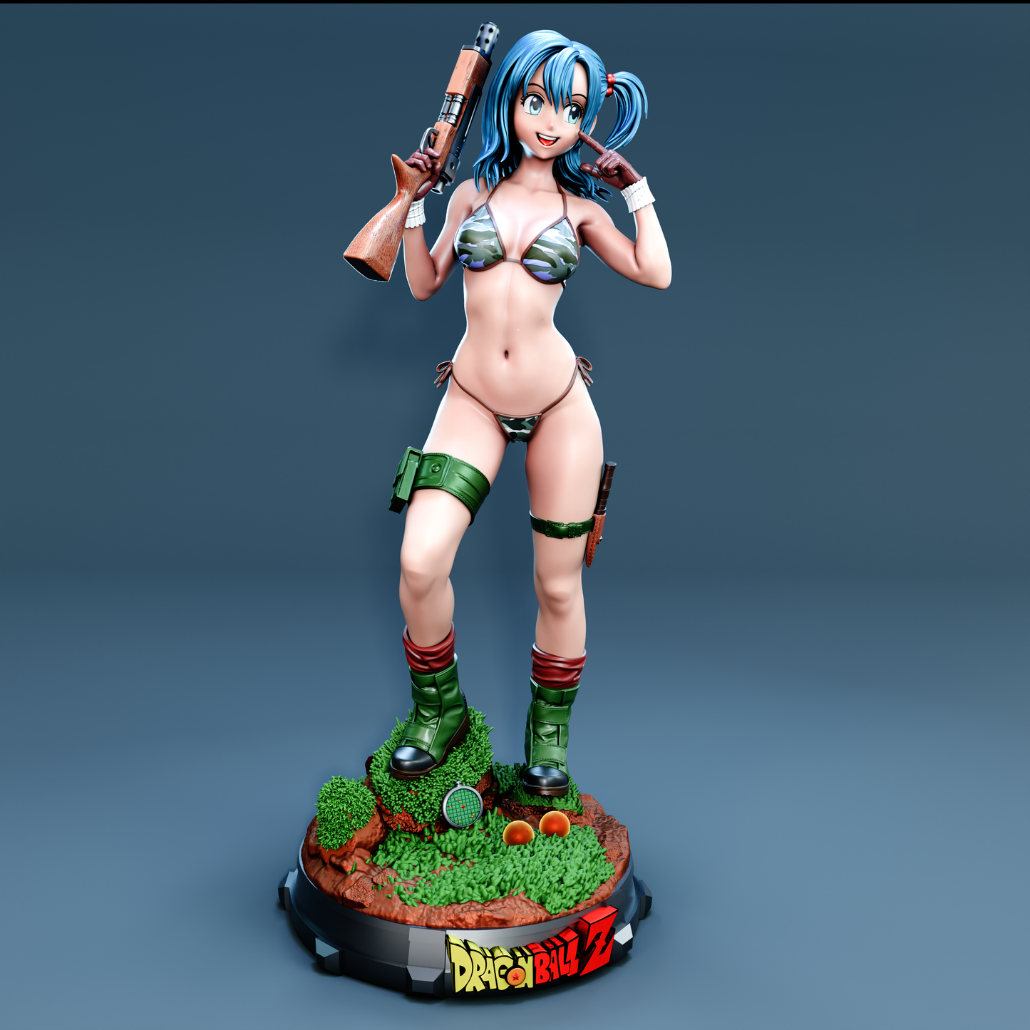 Bulma Statue 3D-Printed Kit