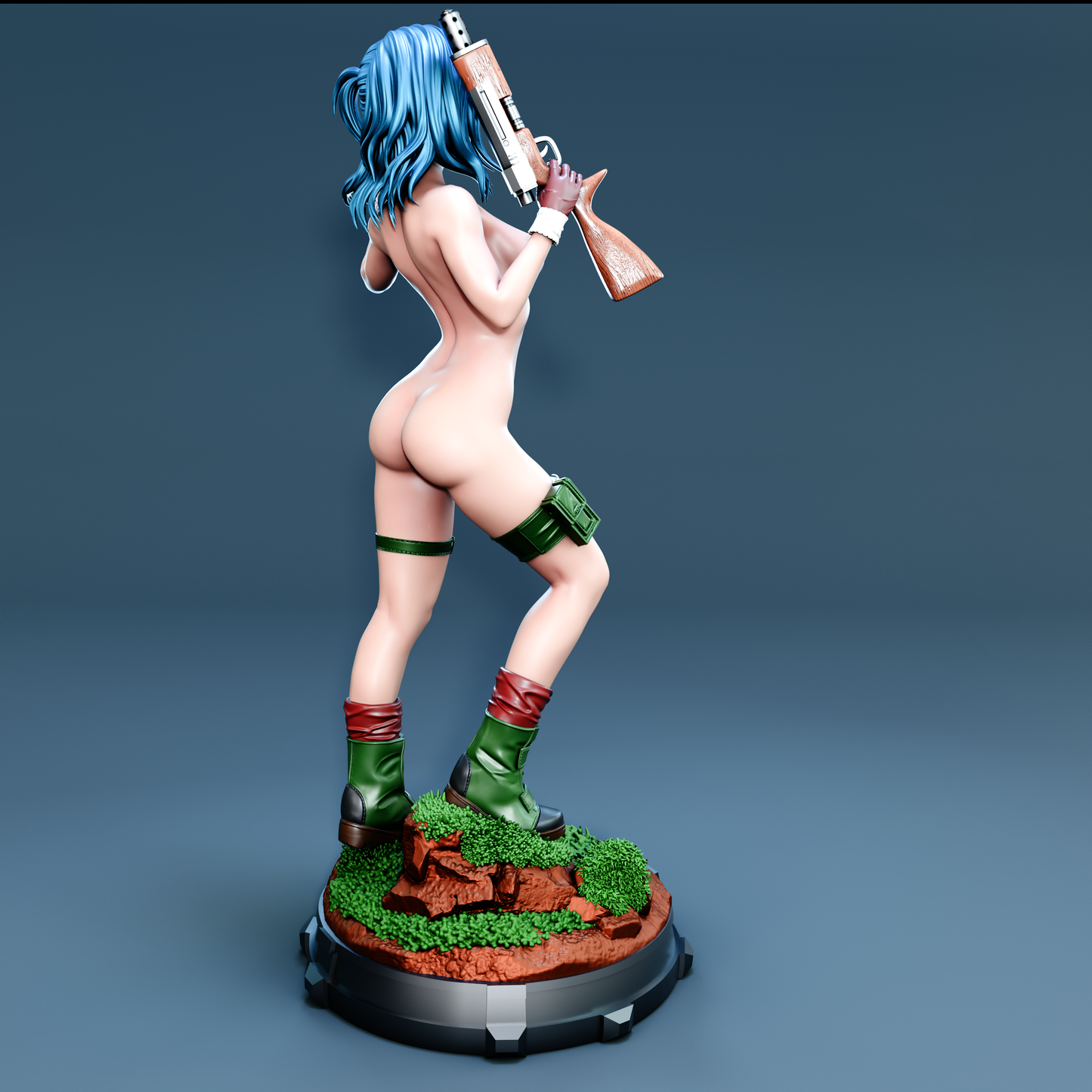 Bulma Statue 3D-Printed Kit