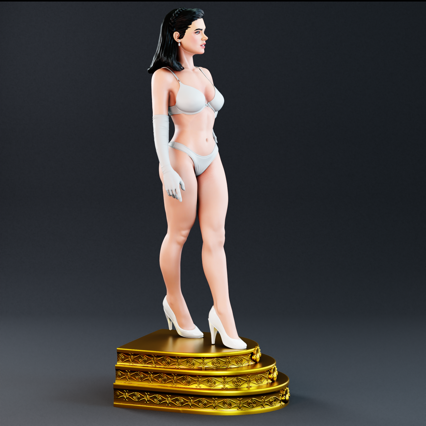 Jennifer C. (Rocketeer) Statue