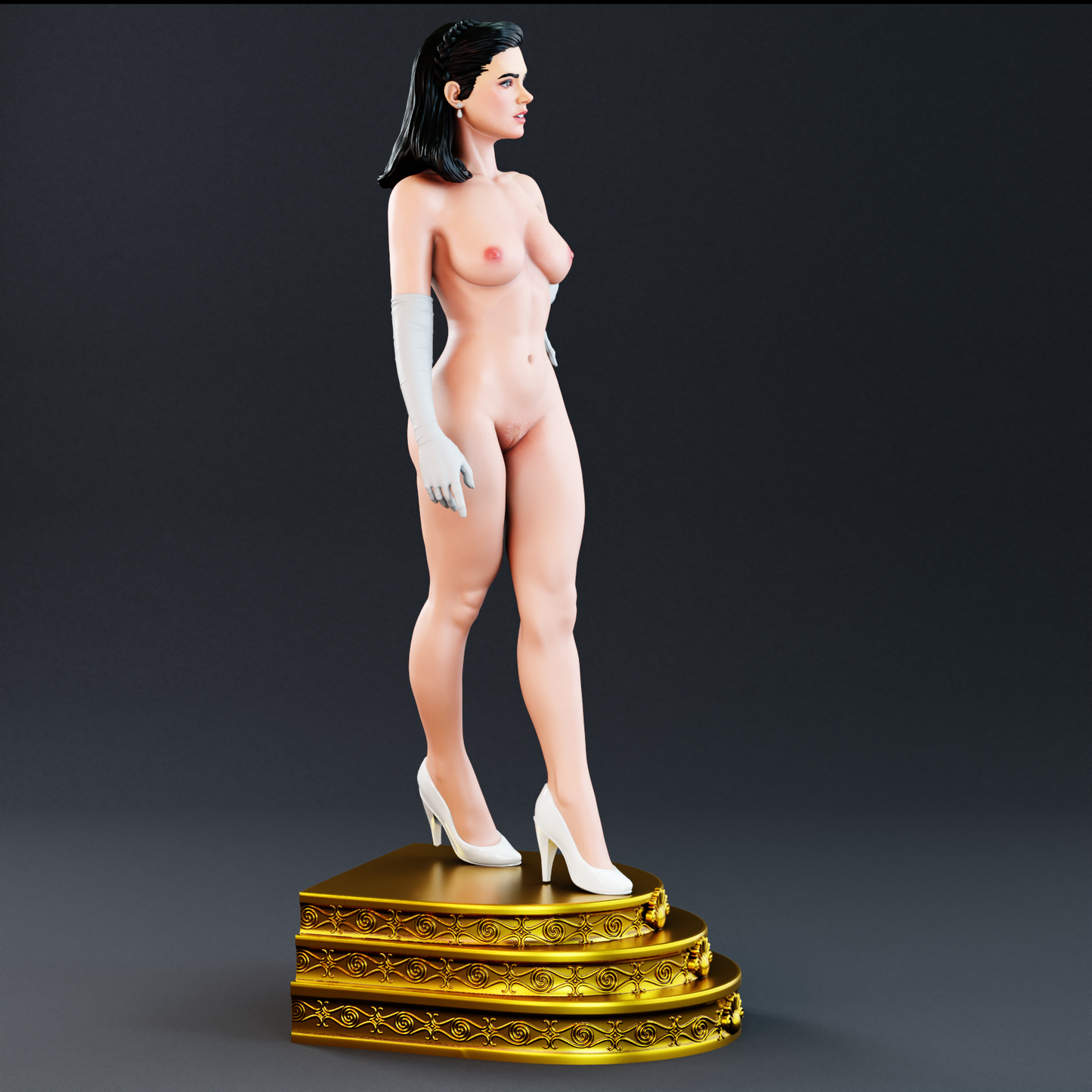 Jennifer C. (Rocketeer) Statue