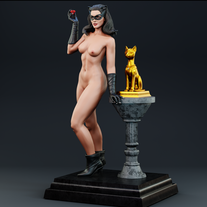 Catwoman (Julie Newmar)Statue 3D-Printed Kit