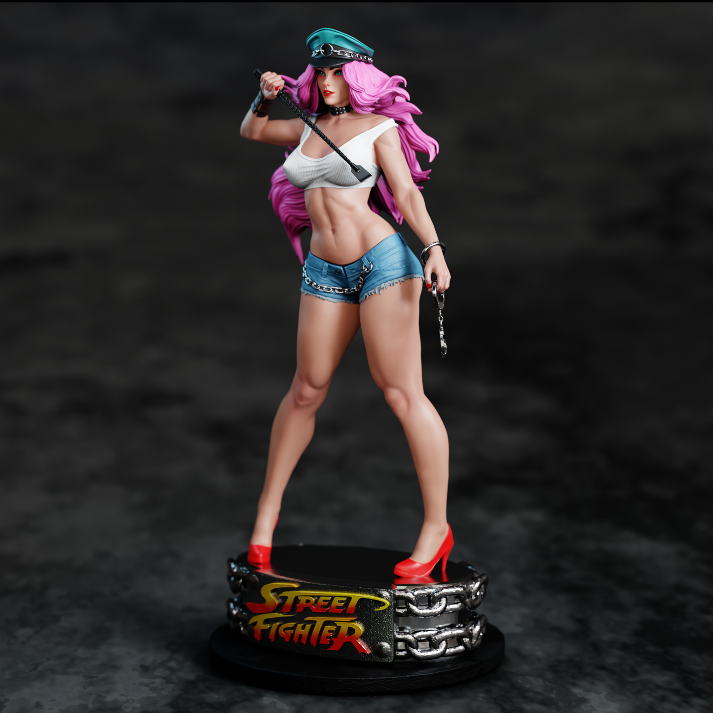 Poison (Street Fighter) Statue
