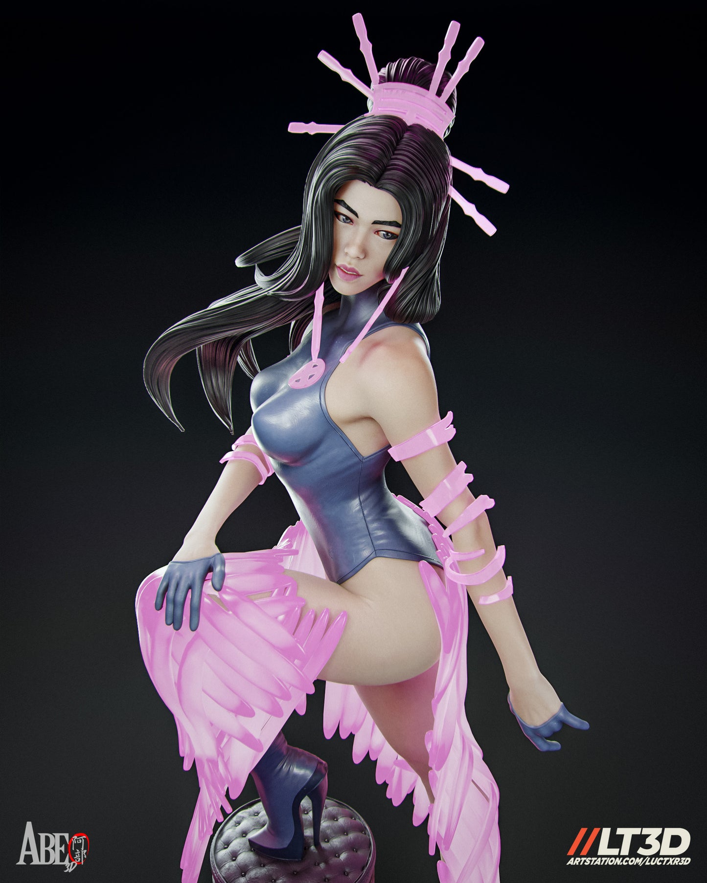 Psylocke Hellfire Gala Statue