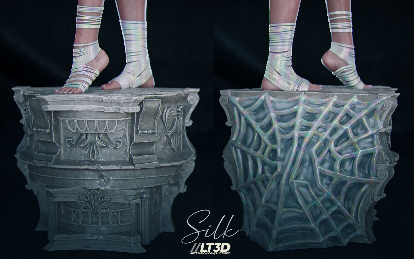 Silk Statue