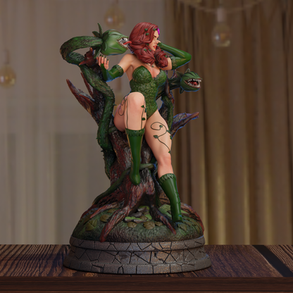 Poison Ivy Statue 3D-Printed Kit