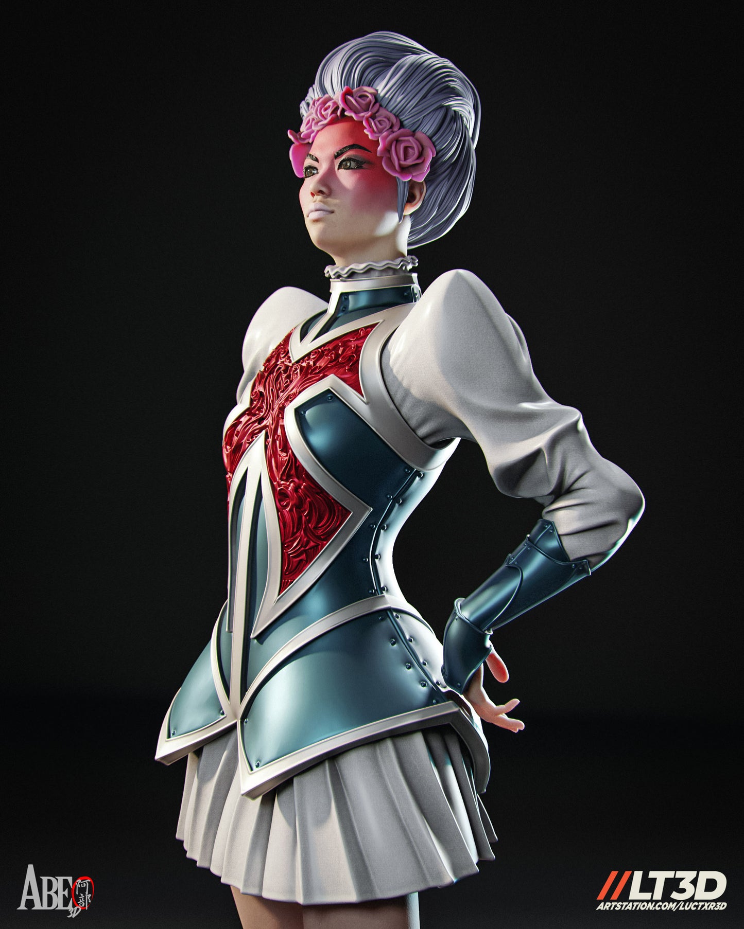 Cptn. Britain - Betsy Braddock Hellire Galla Statue