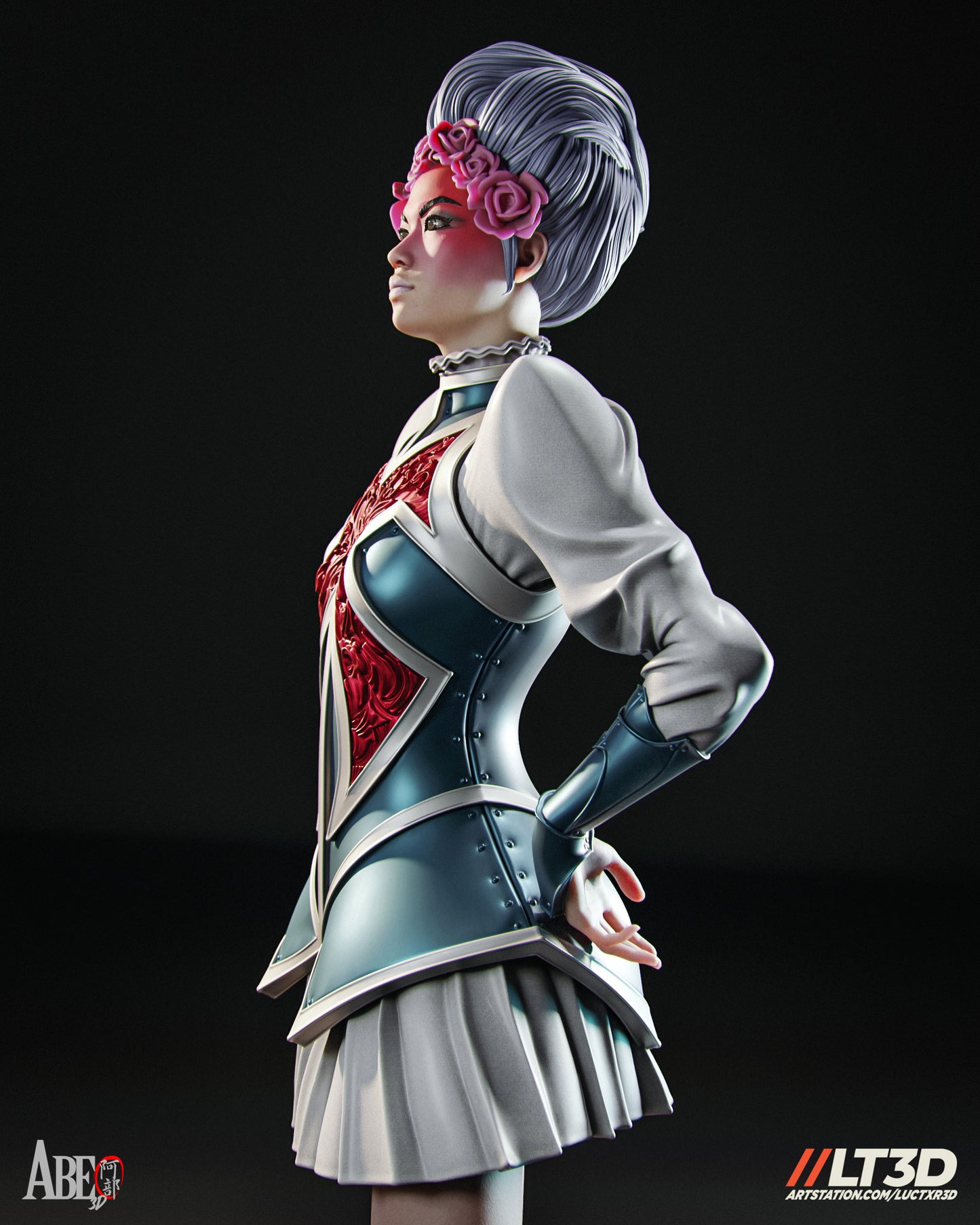 Cptn. Britain - Betsy Braddock Hellire Galla Statue