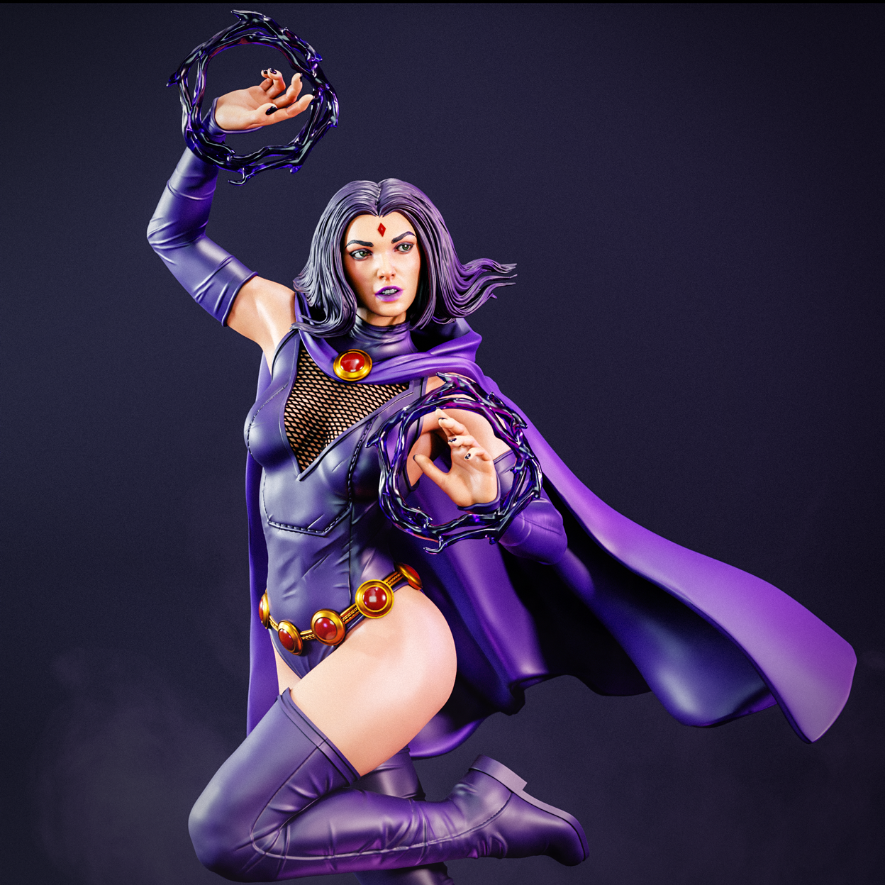 Raven Statue 3D-Printed Kit