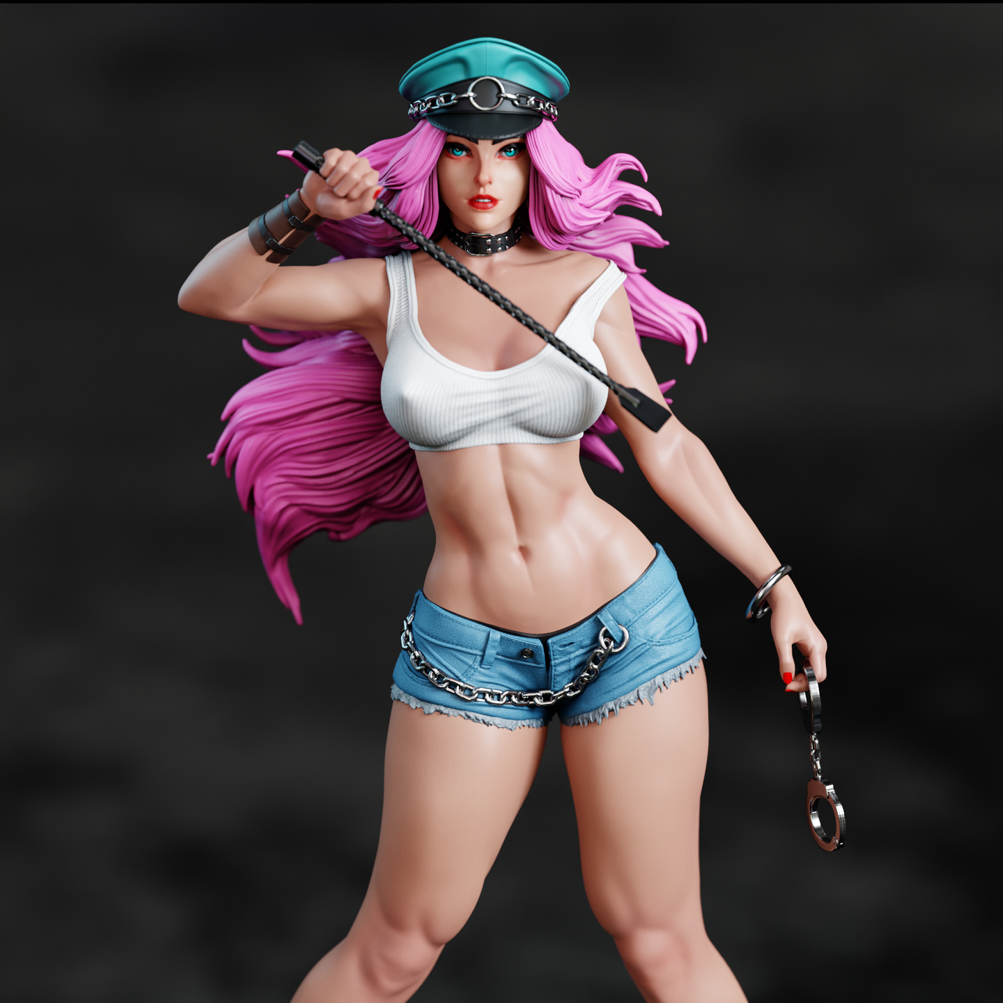 Poison (Street Fighter) Statue