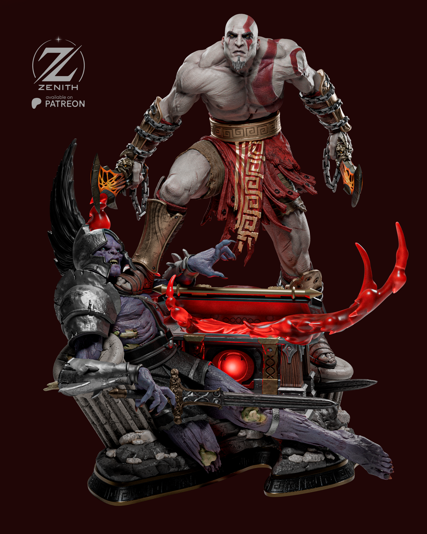 Kratos Statue