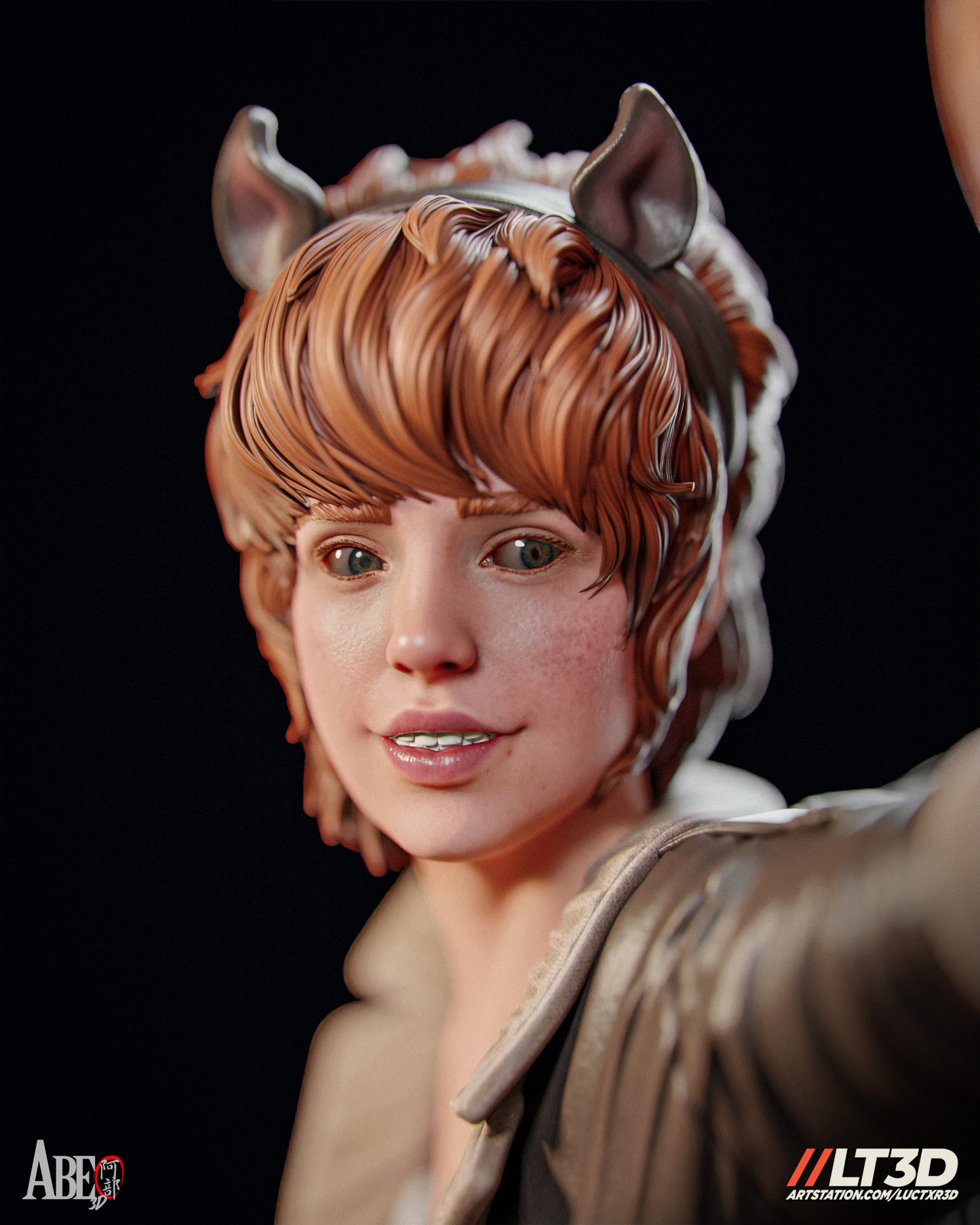 Squirl Girl Statue