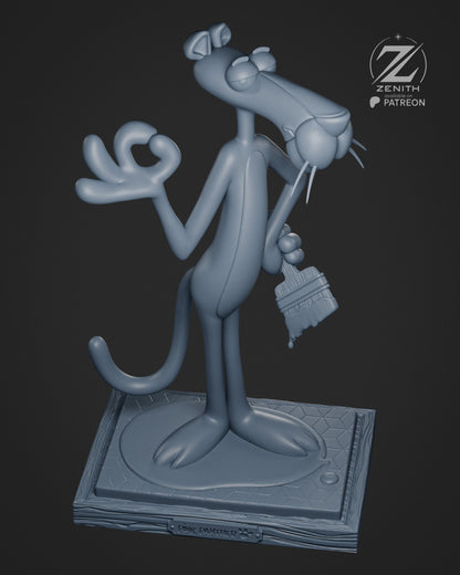 Pink Panther Statue 3D-Printed Kit