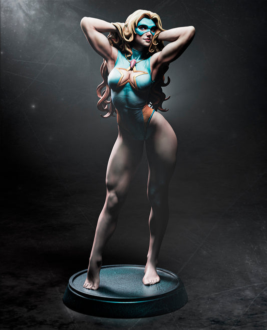 Blonde Blazer Statue 3D-Printed Kit