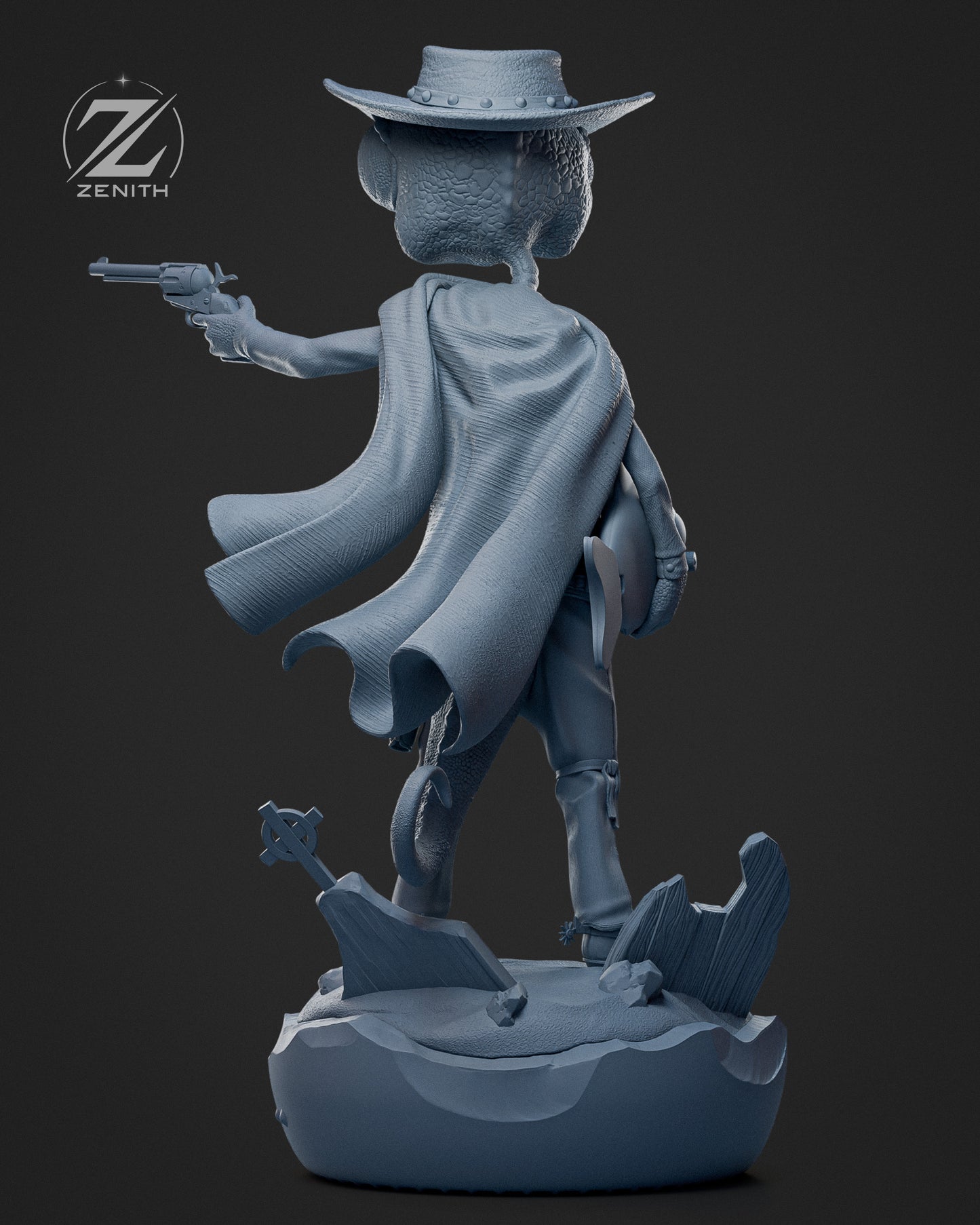 Rango Statue 3D-Printed Kit