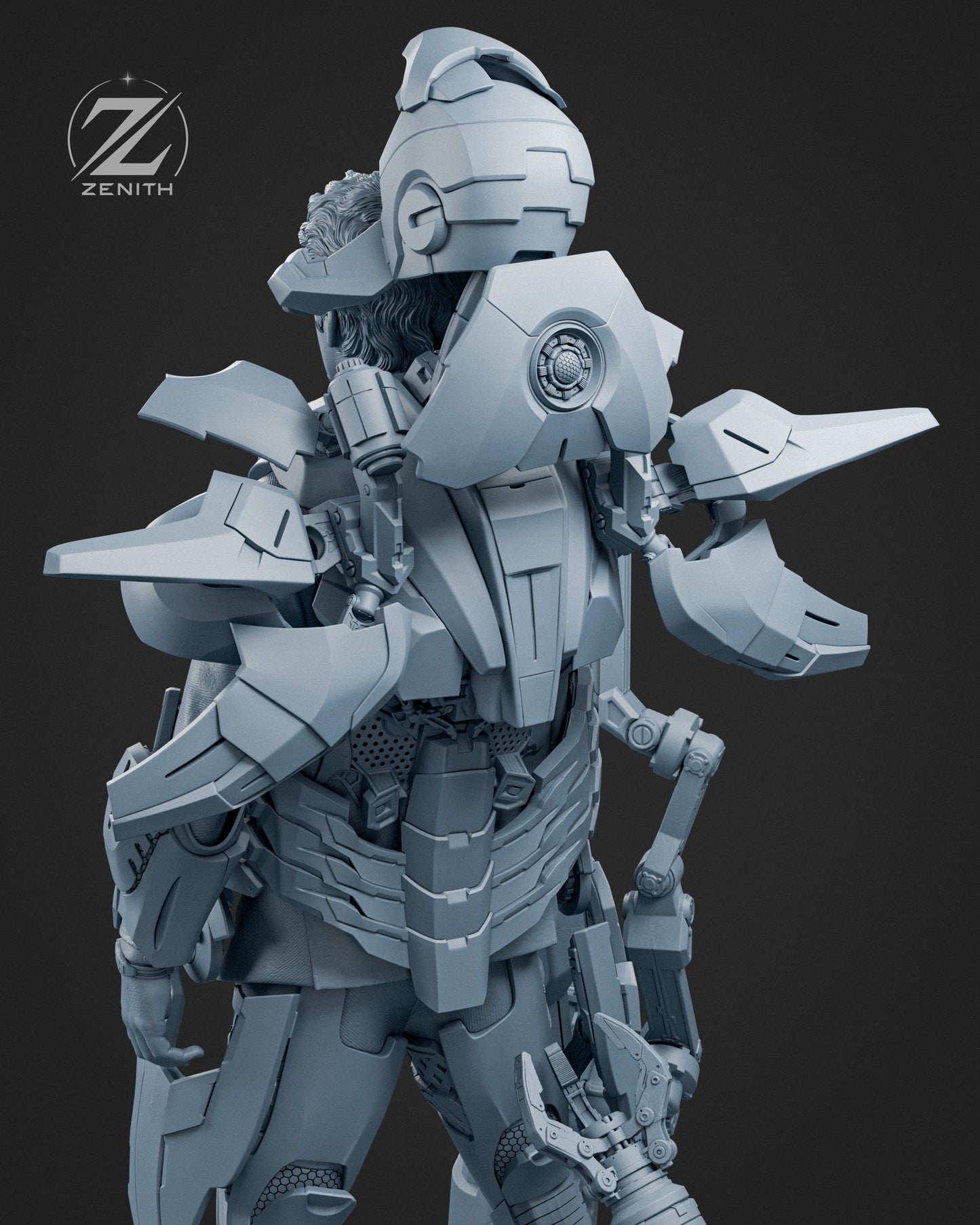 Tony Stark Statue 3D-Printed Kit