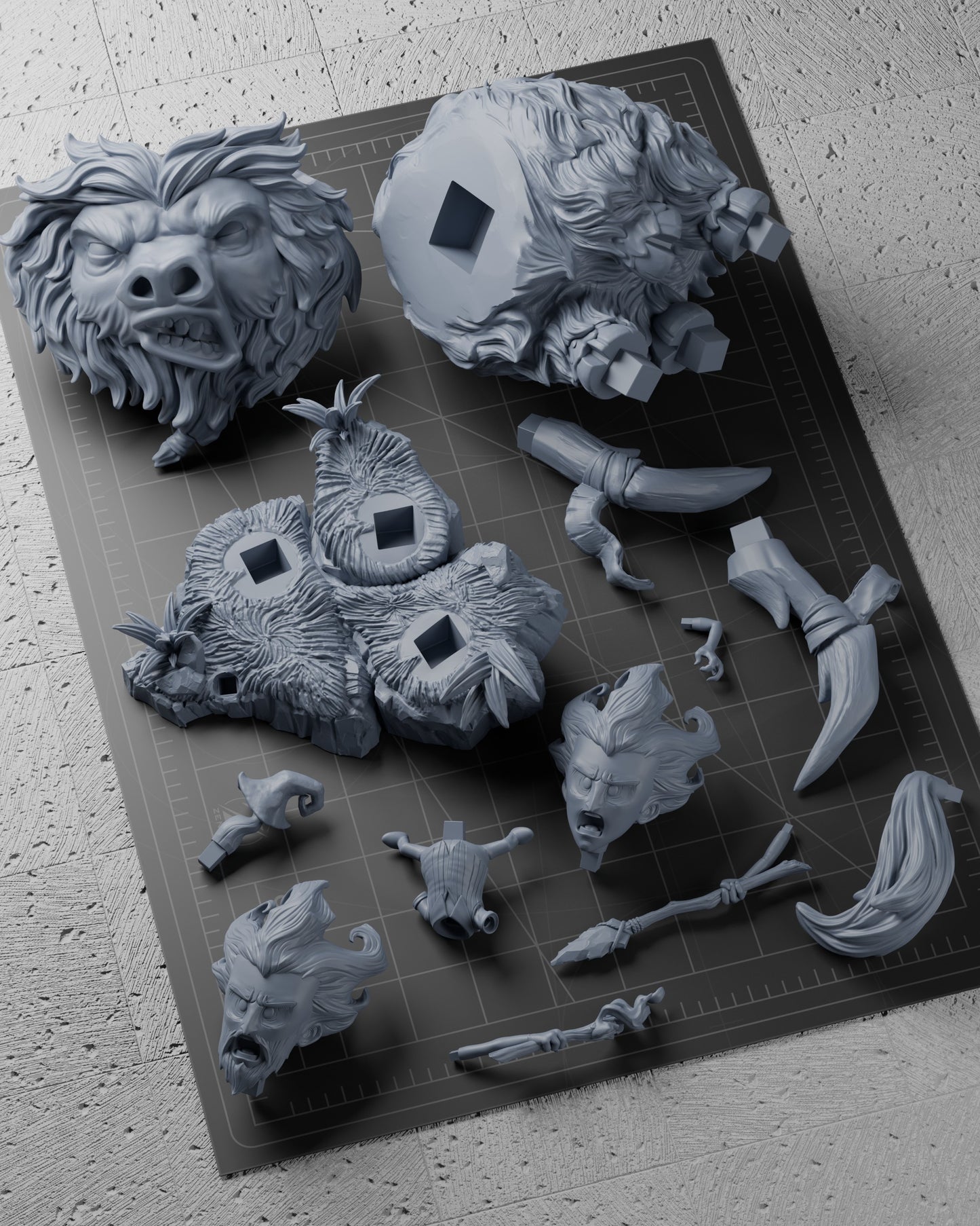 Wilson Statue 3D-Printed Kit