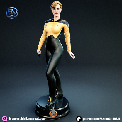 Natasha Yar Statue 3D-Printed Kit