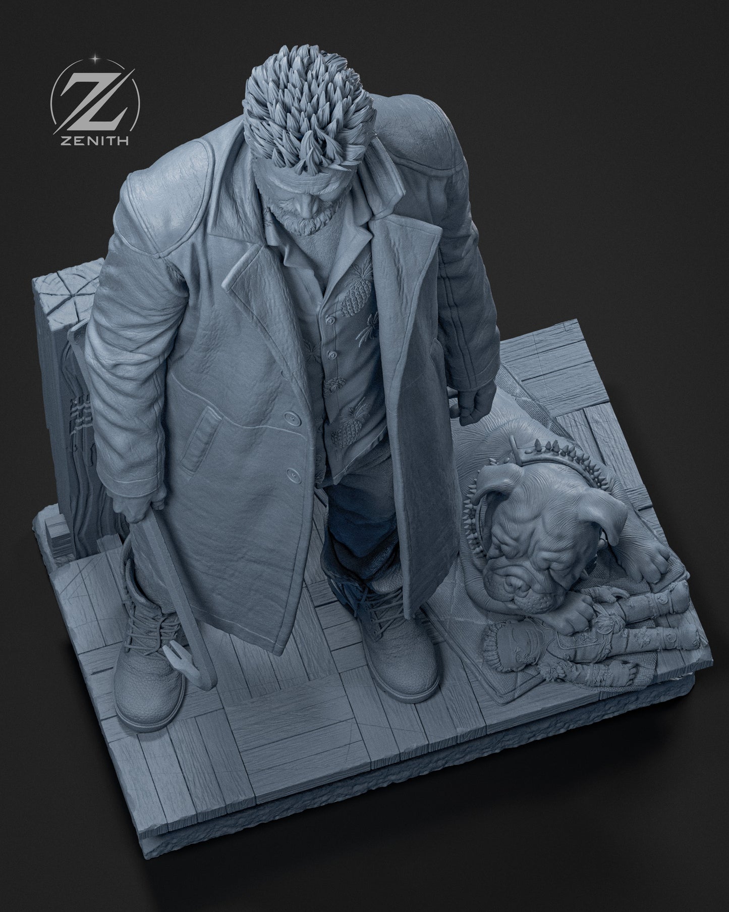 Billy Butcher Statue 3D-Printed Kit