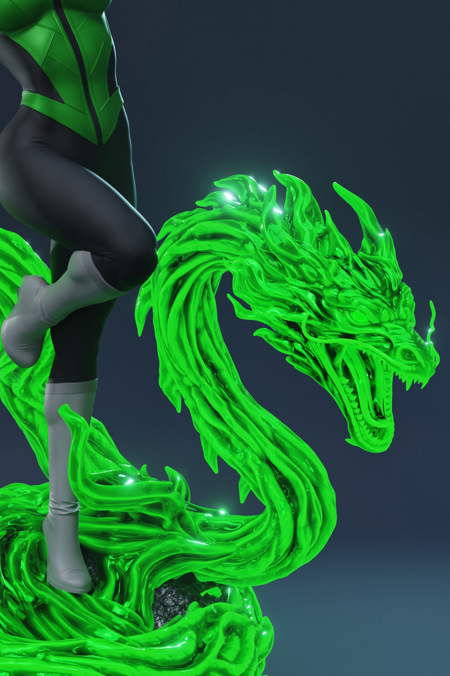 Jessica Cruz Statue 3D-Printed Kit