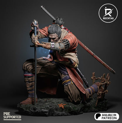 Sekiro Statue 3D-Printed Kit