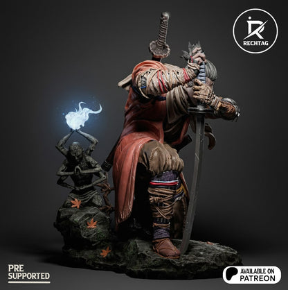 Sekiro Statue 3D-Printed Kit