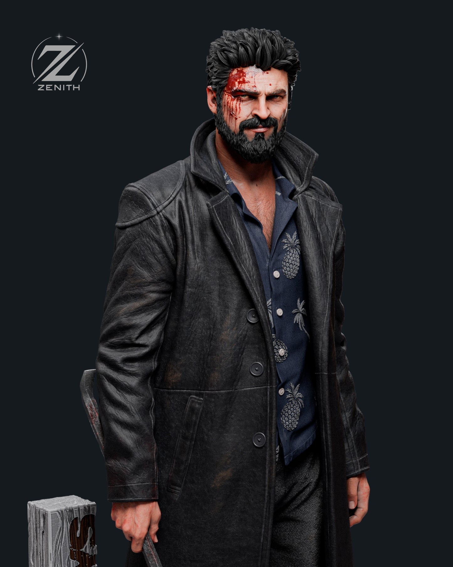 Billy Butcher Statue 3D-Printed Kit