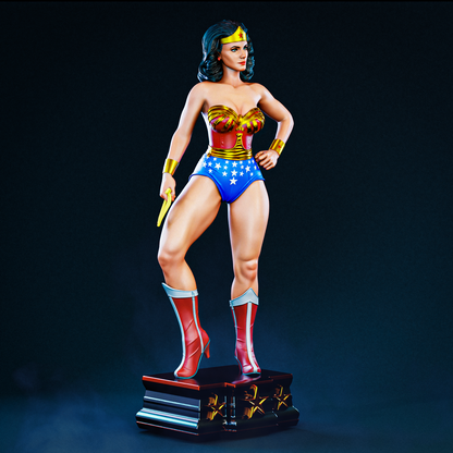 Wonder Woman (Lynda Carter) Statue 3D-Printed Kit