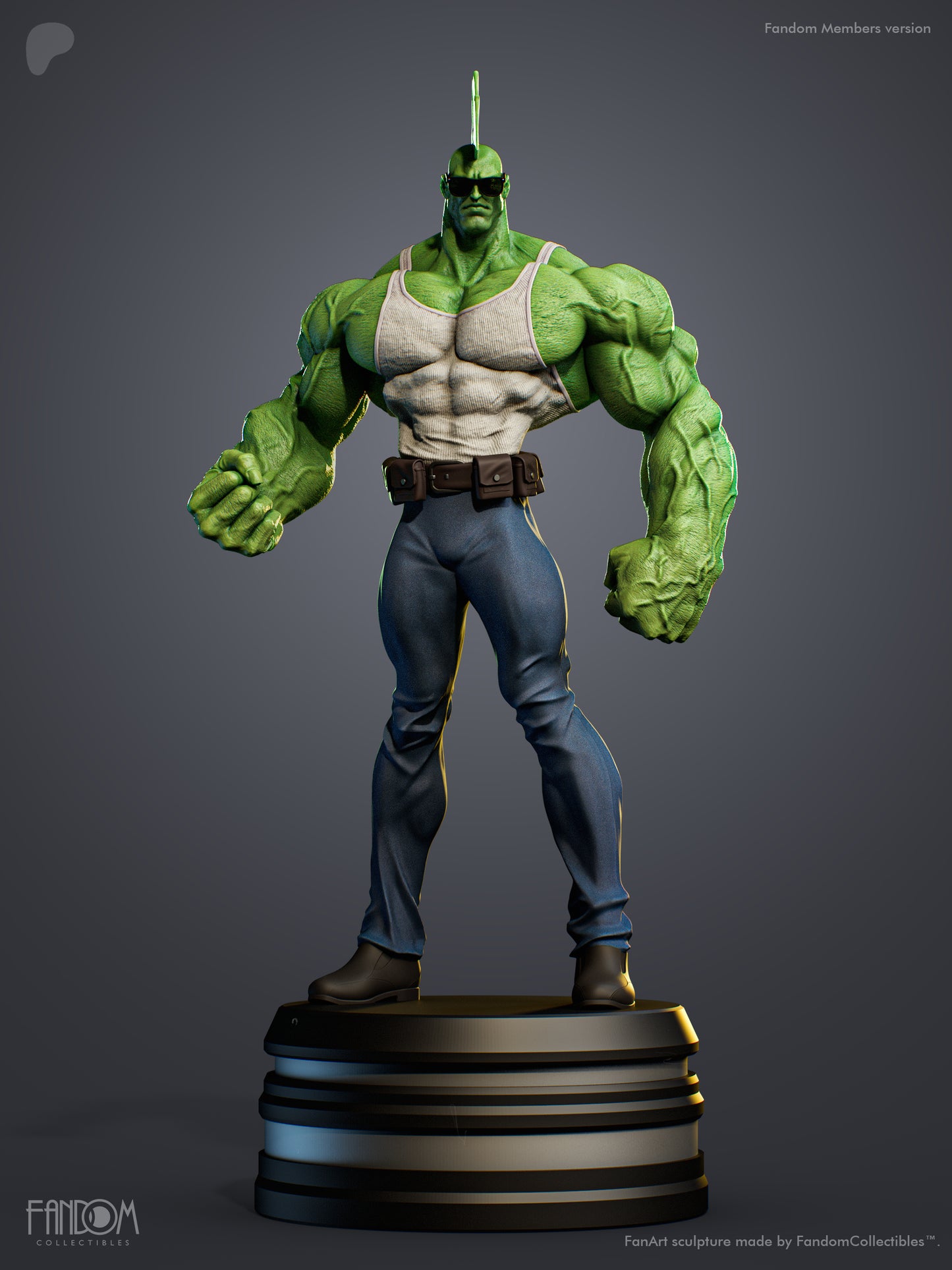 Savage Dragon Statue 3D-Printed Kit