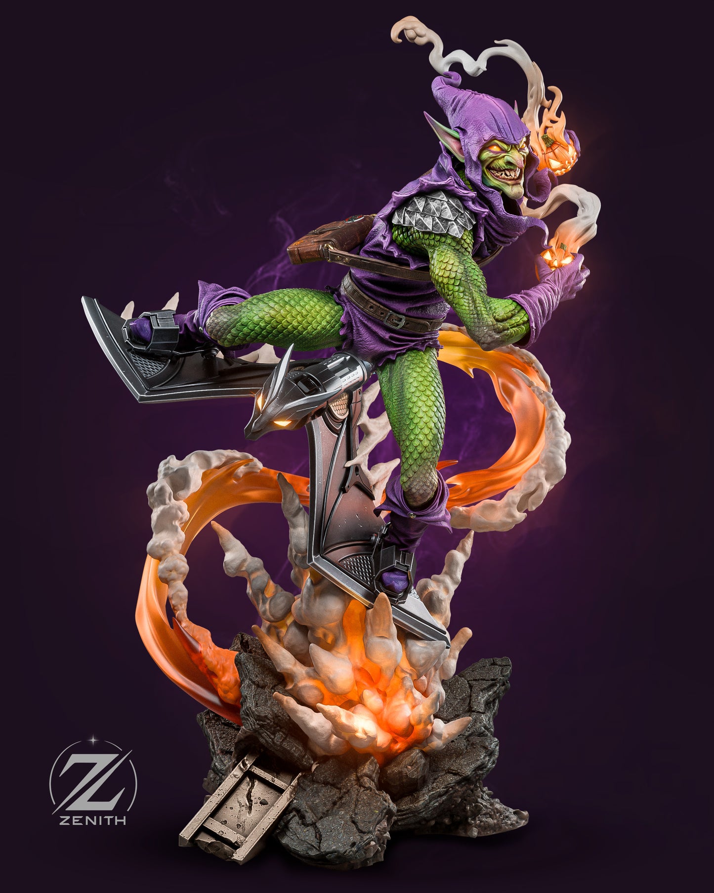 Green Goblin Statue 3D-Printed Kit