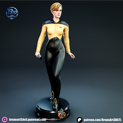 Natasha Yar Statue 3D-Printed Kit
