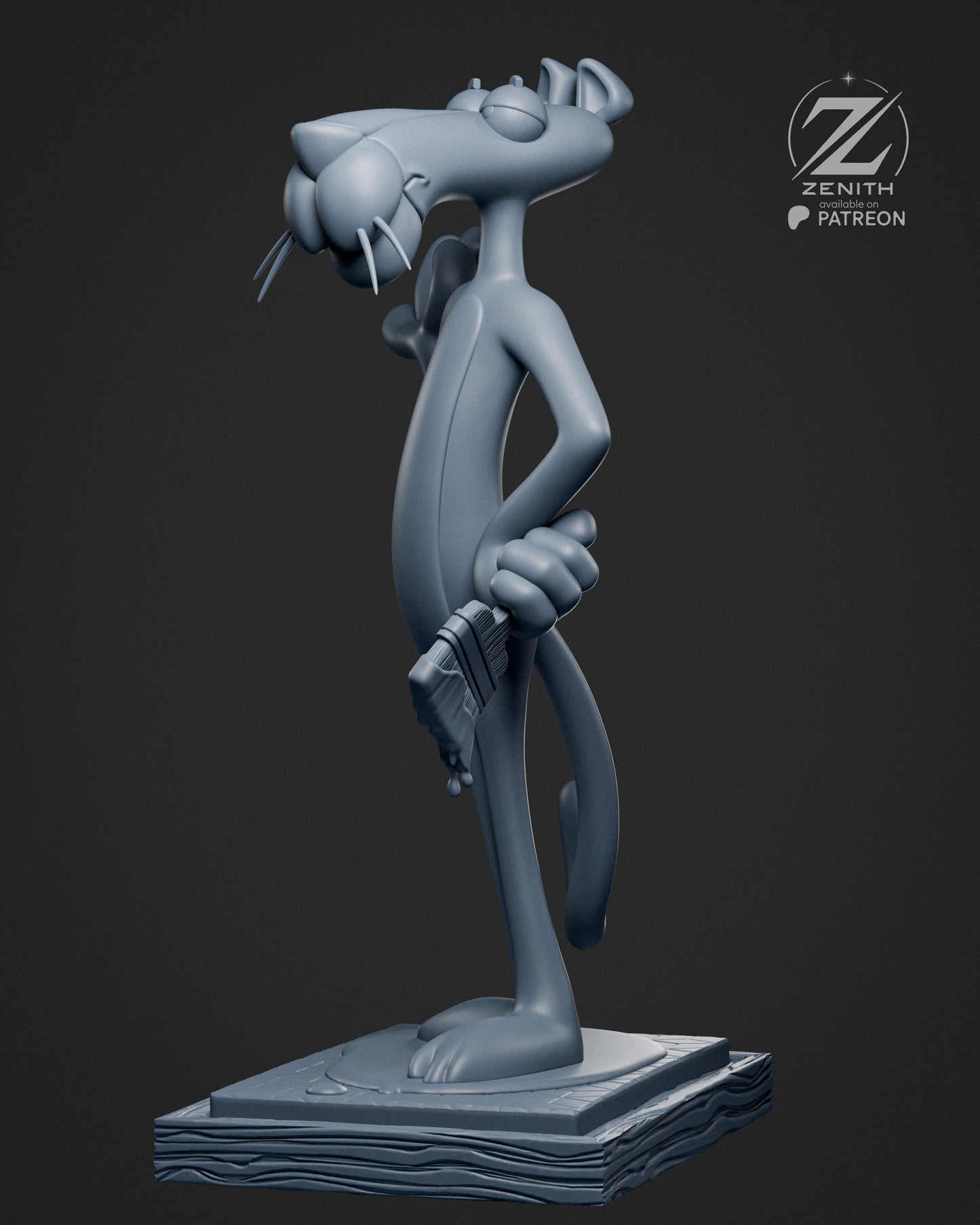 Pink Panther Statue 3D-Printed Kit