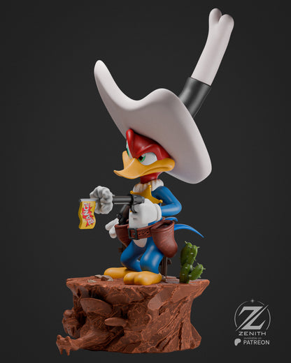 Woody Woodpecker Statue 3D-Printed Kit