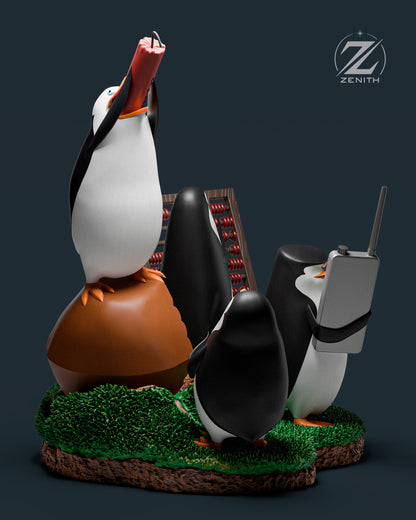 Penguins Statue 3D-Printed Kit
