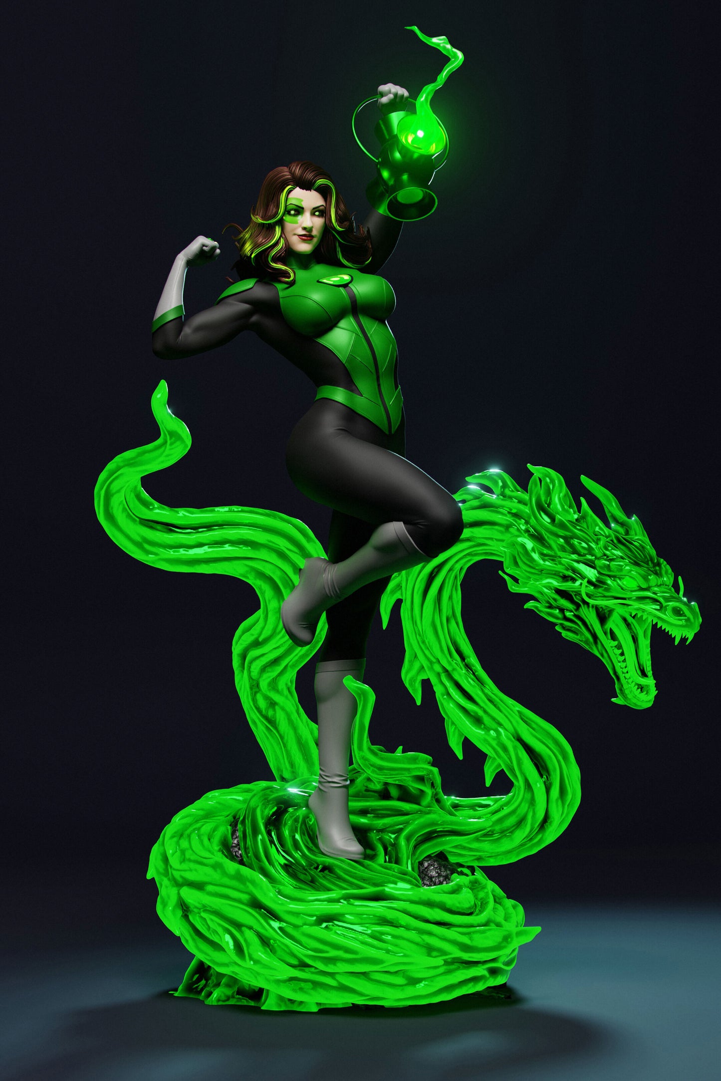 Jessica Cruz Statue 3D-Printed Kit