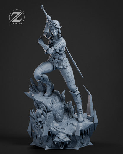 Ciri Statue 3D-Printed Kit
