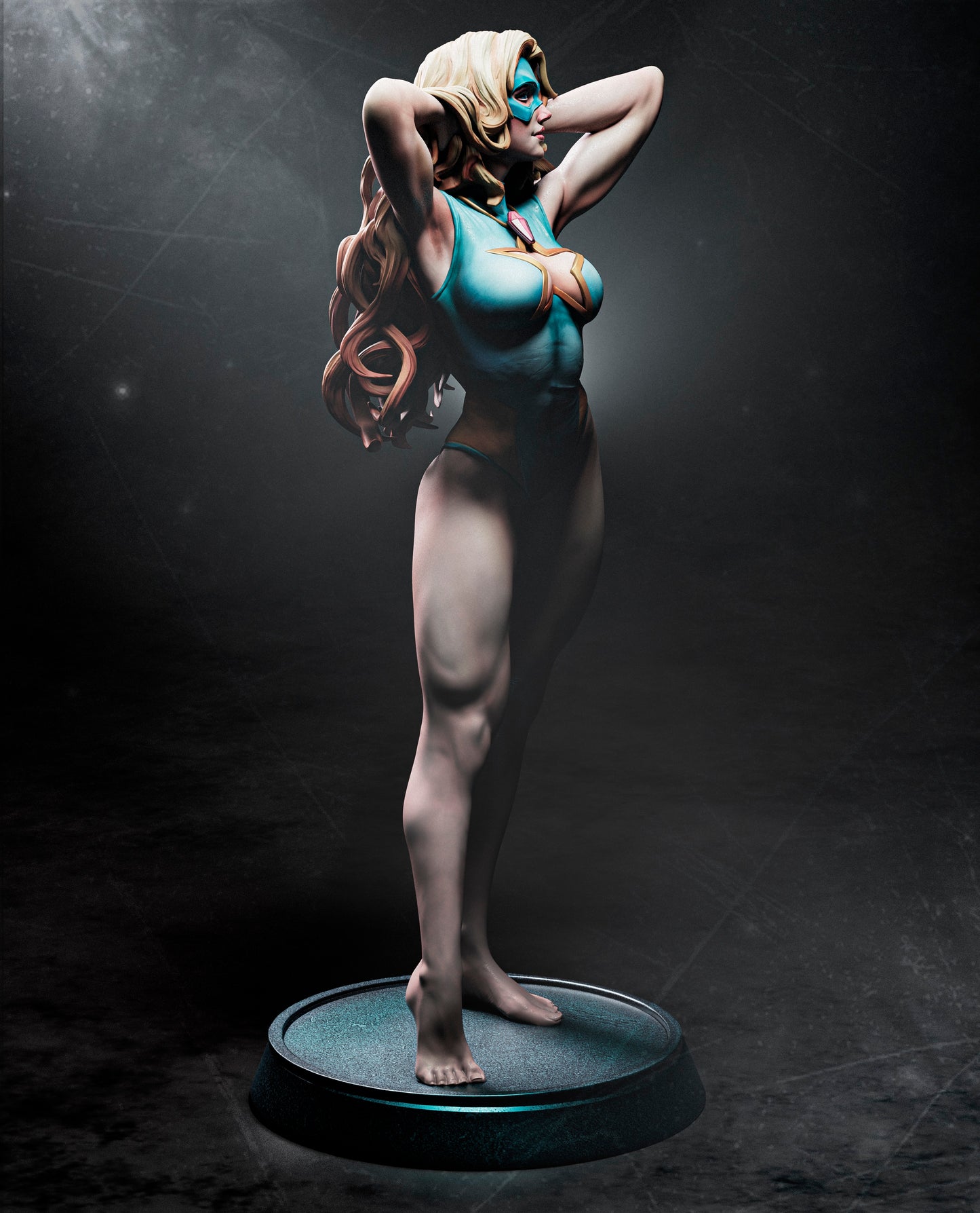 Blonde Blazer Statue 3D-Printed Kit
