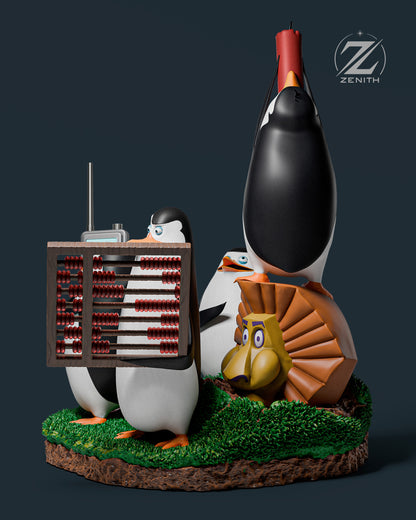 Penguins Statue 3D-Printed Kit