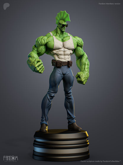 Savage Dragon Statue 3D-Printed Kit