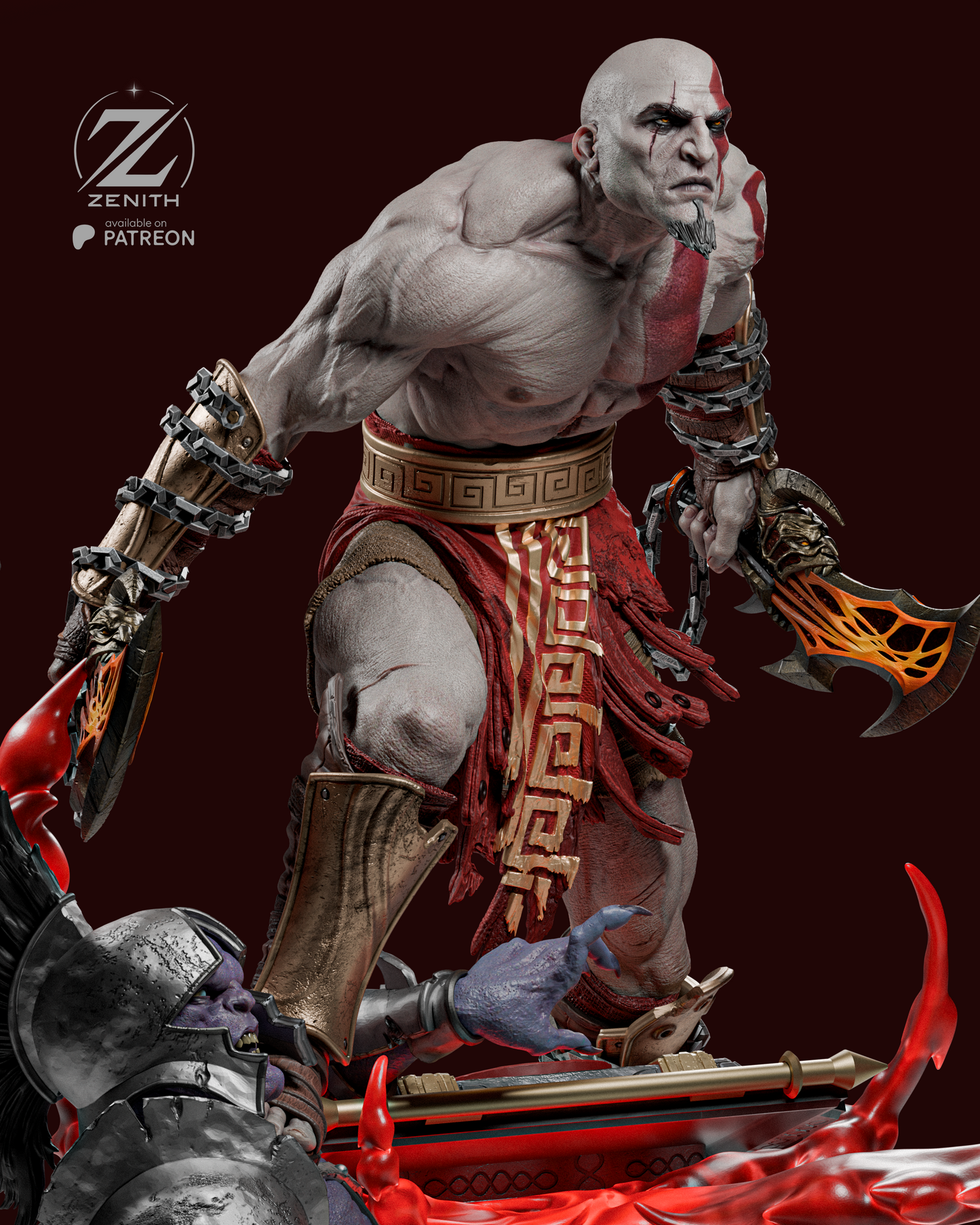 Kratos Statue
