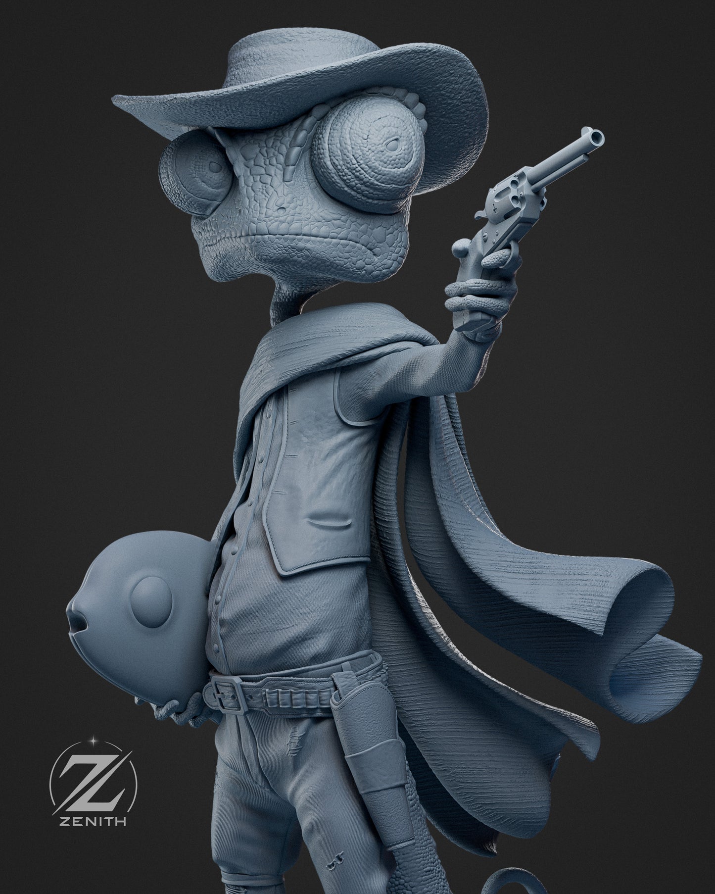 Rango Statue 3D-Printed Kit