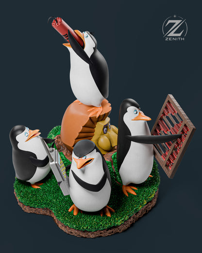 Penguins Statue 3D-Printed Kit