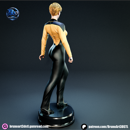 Natasha Yar Statue 3D-Printed Kit