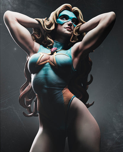 Blonde Blazer Statue 3D-Printed Kit