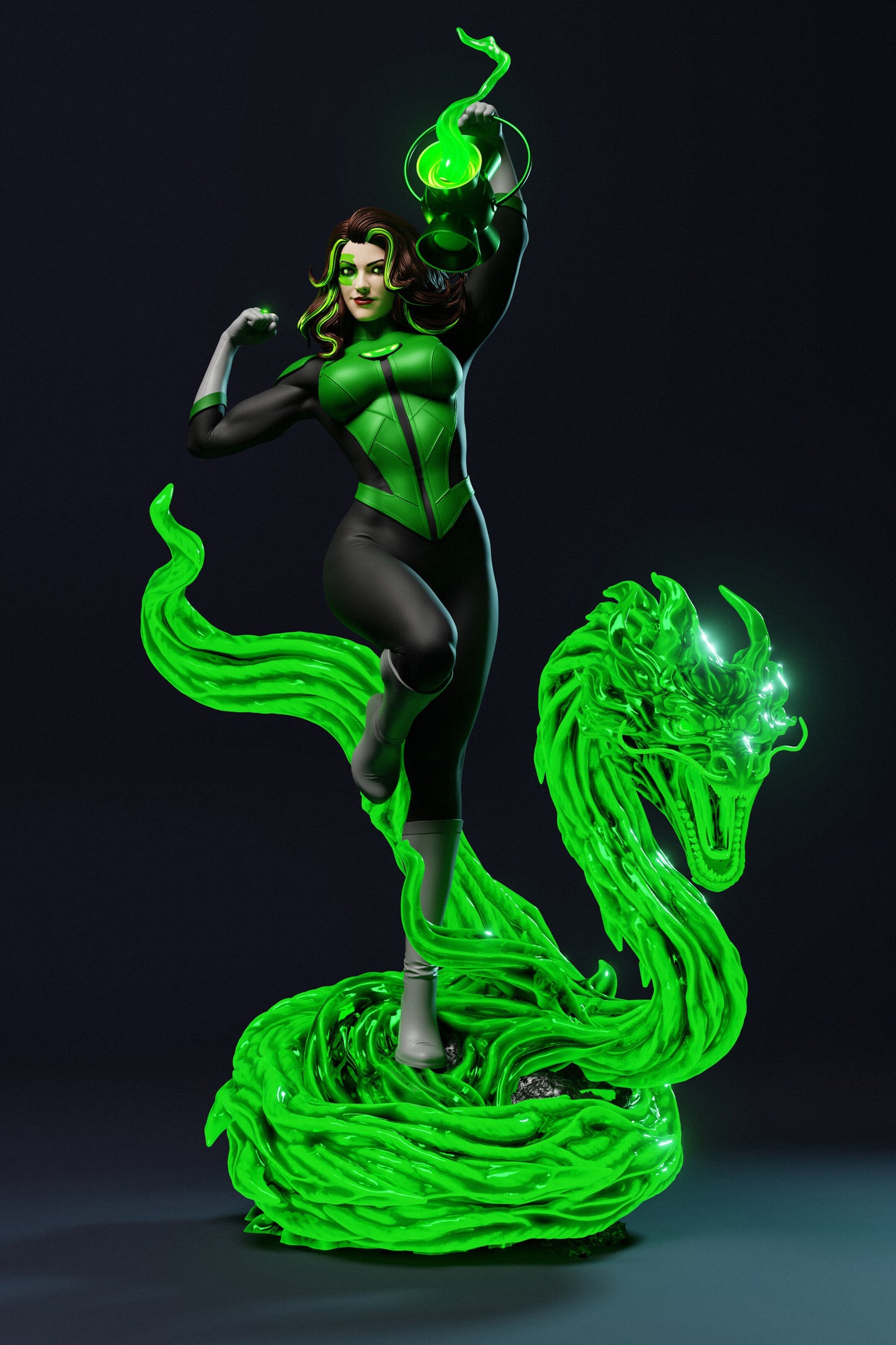 Jessica Cruz Statue 3D-Printed Kit